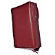 Cover Catholic Bible Anglicized burgundy bonded leather, Our Lady of Tenderness image s2