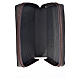 Leather cover for Catholic Bible Anglicized edition with zip, Christ Pantocrator, dark brown s3