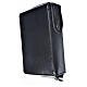 Cover in bonded leather for Catholic Bible Anglicized edition with zip, Mother of Tenderness, black s2