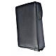 Cover in bonded leather for Catholic Bible Anglicized edition with zip, Christ Pantocrator, black s2