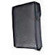 Leather cover for Catholic Bible Anglicized edition with zip, Holy Family, black s2