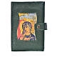 Cover in bonded leather for Catholic Bible Anglicized edition, Madonna of the Third Millenium s1