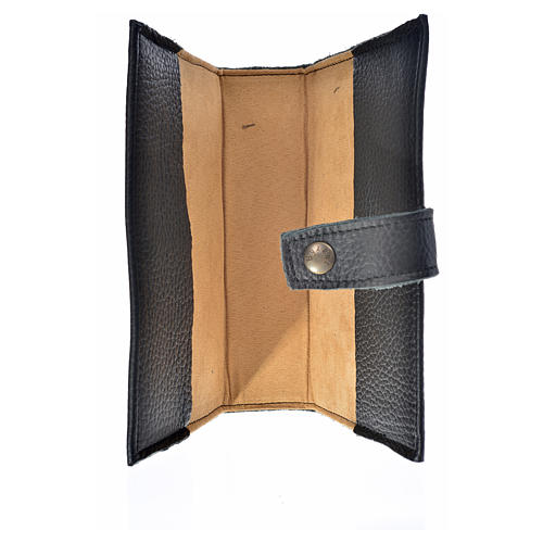 Cover for Catholic Bible Anglicized edition in black bonded leather, Christ Pantocrator 3