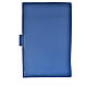 Cover for Catholic Bible Anglicized edition in blue bonded leather, Madonna of the Third Millenium s2