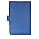 New Jerusalem bible READER EDITION cover in English in blue leather imitation with image of Our Lady by Kiko Argüello s2