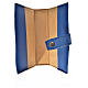 New Jerusalem bible READER EDITION cover in English in blue leather imitation with image of Our Lady by Kiko Argüello s3