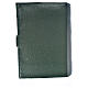 New Jerusalem bible READER EDITION cover in English in green leather imitation with image of Jesus Christ s2
