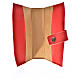 Red Leather imitation cover of the New Jerusalem bible READER EDITION in English with image of Jesus Christ s3