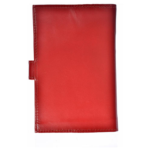 Bible cover reader edition, burgundy leather, Our Lady of the New Millennium 2