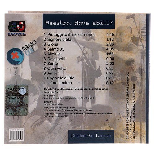 Meister, wo wohnst du? CD junge Sänger mit dem Papst 3