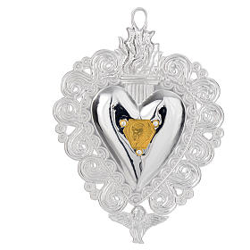 Serce wotywne Papież Jan Paweł II 9.5x7.5 cm s3