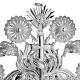 Ex voto Cuore fiamma angelo decori 22,5x34 cm s3