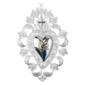 Exvoto Corazón llama ángel decoraciones 22,5 x 34