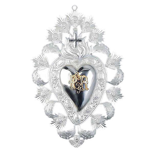 Exvoto Corazón llama ángel decoraciones 22,5 x 34 1