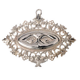 Ex-Voto: Ex-voto yeux perforés  argent 925 ou métal 16x10 c