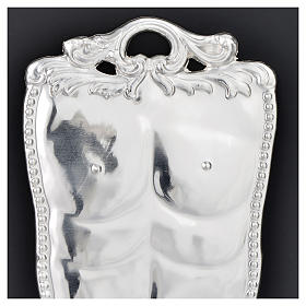 Ex-Voto: Ex-voto torse masculin argent 925 ou métal