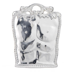 Ex Voto: Ex voto petto maschile argento 925 o metallo Ex Voto: Ex voto petto maschile argento 925 o metallo