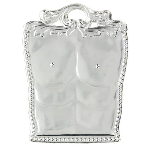 Ex-voto, chest in sterling silver or metal 2