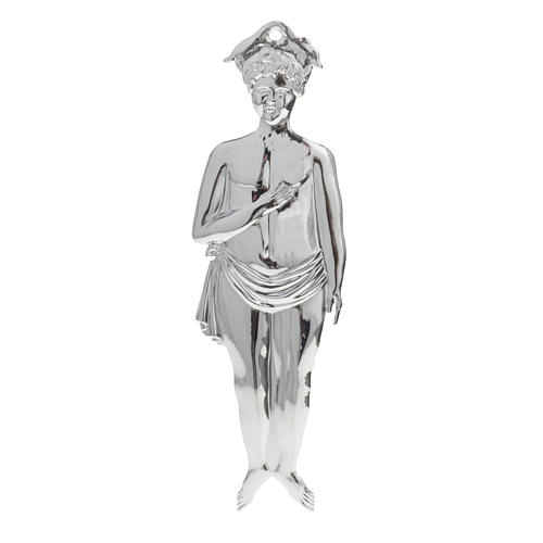 Ex voto bambino argento 925 o metallo 19 cm 1
