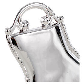 Ex-voto, foot in sterling silver or metal 8x12cm