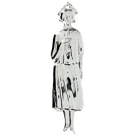 Ex-voto, woman in sterling silver or metal, 20cm