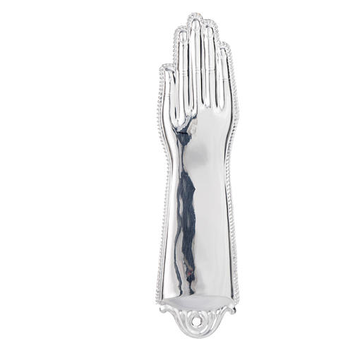 Ex-voto, forearm in sterling silver or metal, 19cm 1