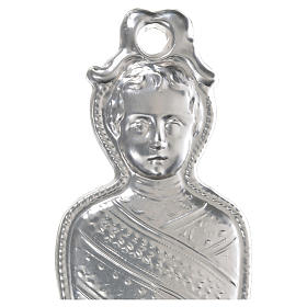 Ex voto bambino in fasce argento 925 o metallo 15 cm