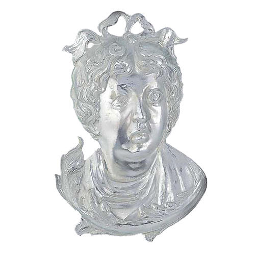 Ex-voto mujer medio cuerpo plata 925 o metal 14 cm 1