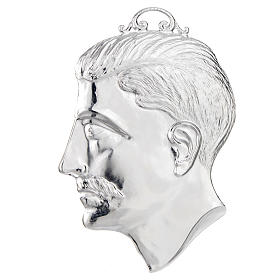 Votivgabe Kopf von Mann Silber 925 oder Metall 15 cm