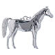 Ex-voto cavalo prata 925 ou metal 14x17 cm s1