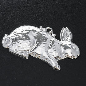 Ex-Voto: Ex voto lapin en argent 925 ou métal 10x6 cm