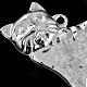 Exvoto gatto seduto argento 925 o metallo 9x6 cm s2