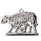 Ex-voto, sheep and lamb in sterling silver or metal, 11 x 7cm s1