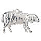 Ex-voto, sheep in sterling silver or metal, 11 x 6cm s1