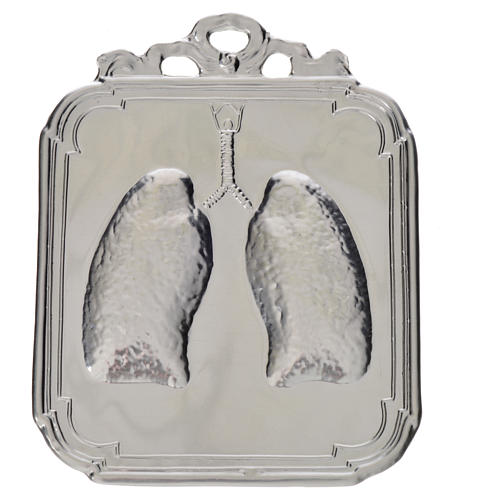 Ex-voto pulmões 12x9 cm 1