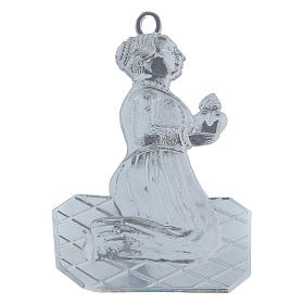 STOCK Kropielnica metal Kobieta modląca się h 12 cm s3