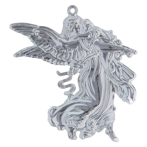 STOCK Guardian Angel in metal, ex-voto 11 cm 2