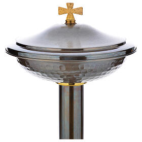 Fonte battesimale in bronzo
