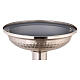 Baptismal font in silver  lated bronze, hammered s6