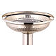 Baptismal font in silver  lated bronze, hammered s8