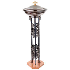 Bronze baptismal font modern style