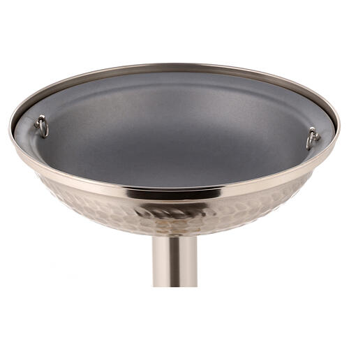Baptismal font in silver plated bronze 9