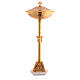 Baptismal font in gold plated bronze with angels s1
