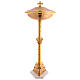 Baptismal font in gold plated bronze with angels s5