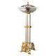 Baptismal font in gold and silver plated bronze s4