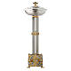 Baptismal font in gold and silver plated bronze s1