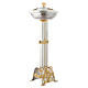 Baptismal font in gold and silver plated bronze s2