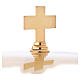 Baptismal Font gold plated with blue nickel decorations s3