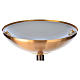 Baptismal font in hammered brass s5