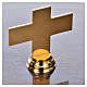 Baptismal font in hammered brass s8
